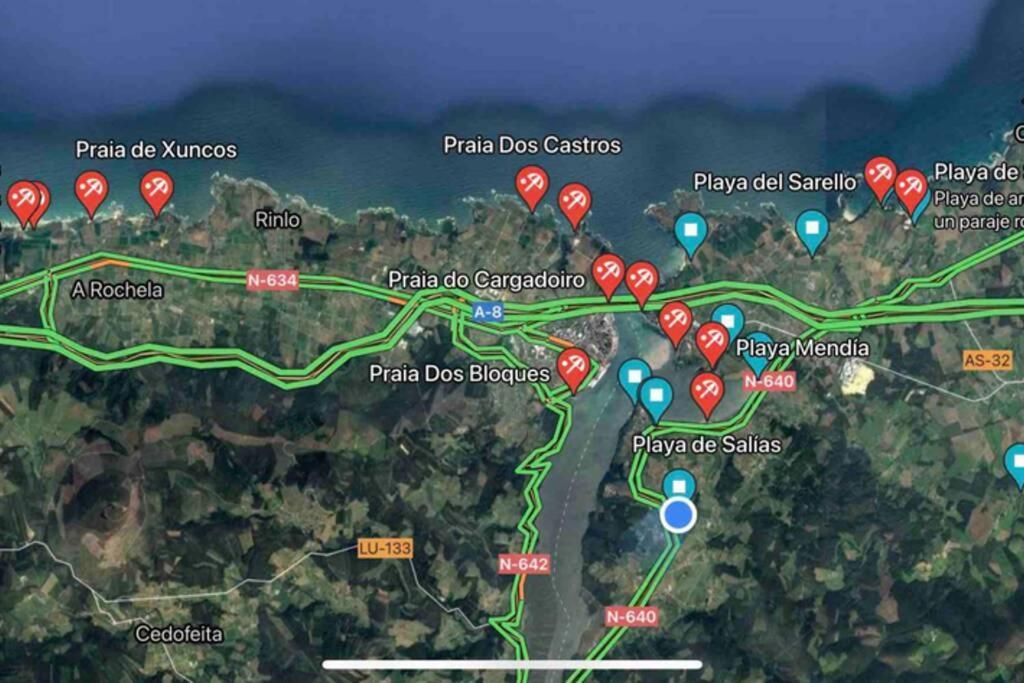 Apartamento Turistico Con Precioso Jardin - Los Gayoles Rural Castropol Exteriör bild